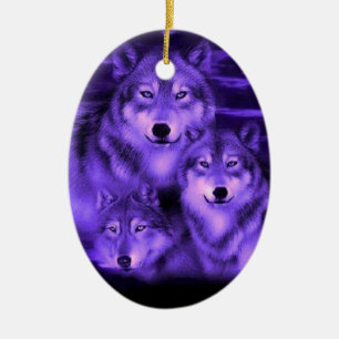 Vargpacke Julgransprydnad Keramik