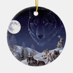 Vargpacke Julgransprydnad Keramik