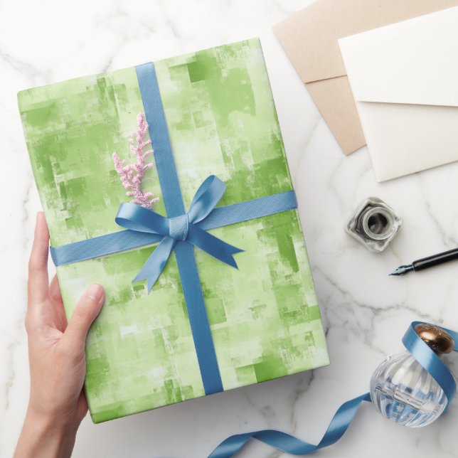 Vårgrön Abstrakt  Presentpapper (Gifting)