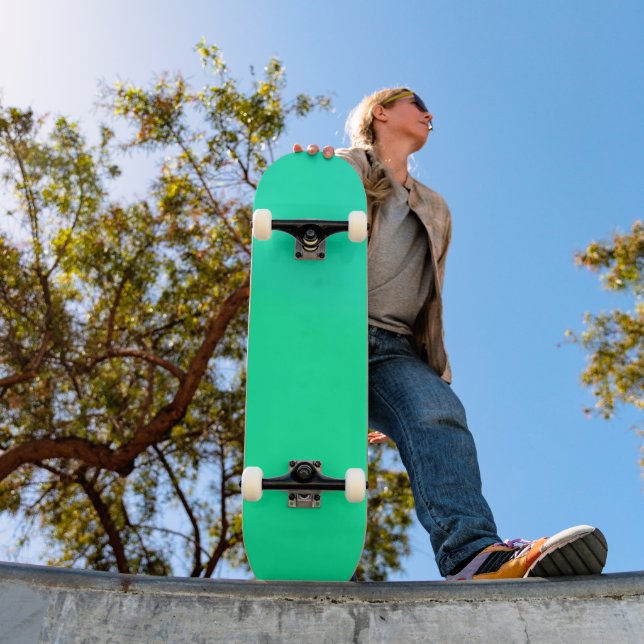 Vårgrön gradient mini skateboard bräda 18,5 cm (Utomhus 1)