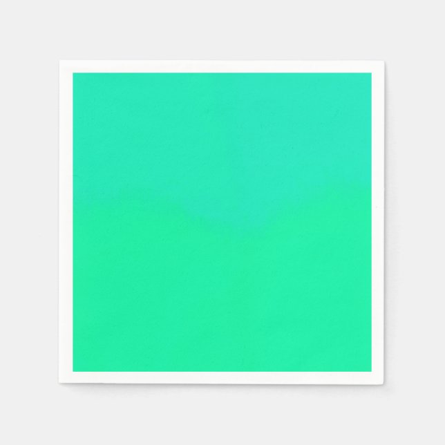 Vårgrön gradient pappersservett (Framsidan)