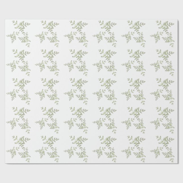 vårgrön presentpapper (Platt)