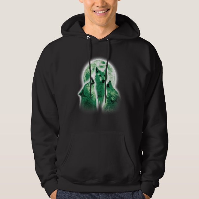 Vargrovdjur 3 hoodie (Framsida)