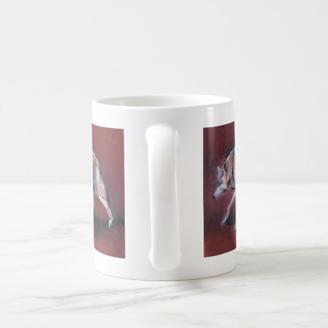 Vargsammansättning 2001 kaffemugg (Handtag)