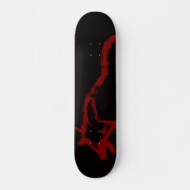 vargskateboard skateboard bräda 20 cm (Framsida)