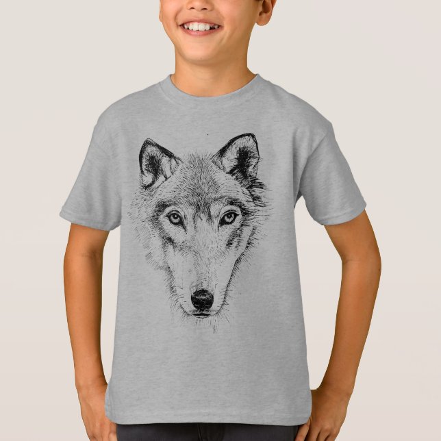 vargskjorta t-shirt (Framsida)