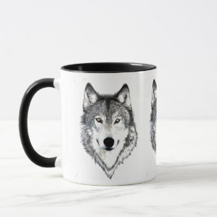Vargsvart/vitkaffemugg Mugg