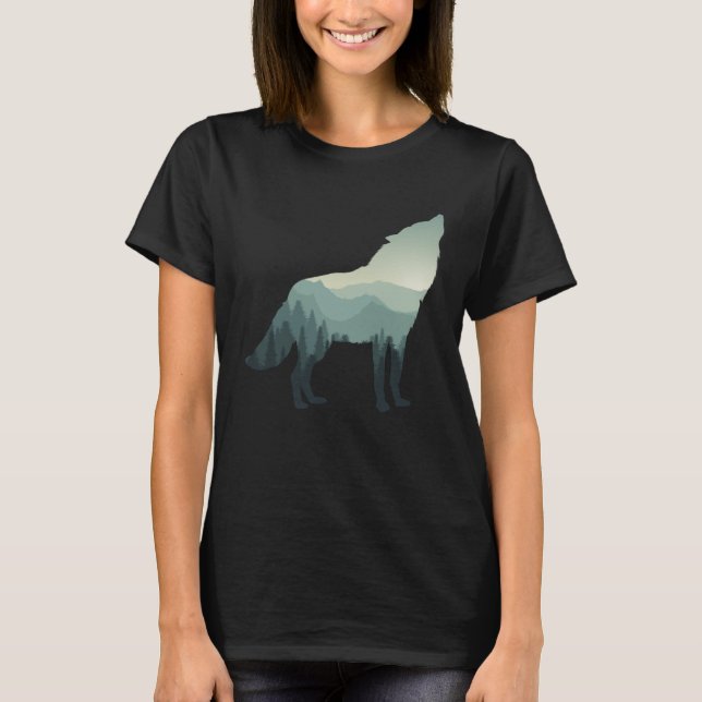 Vargtjuter Bergsskog T Shirt (Framsida)