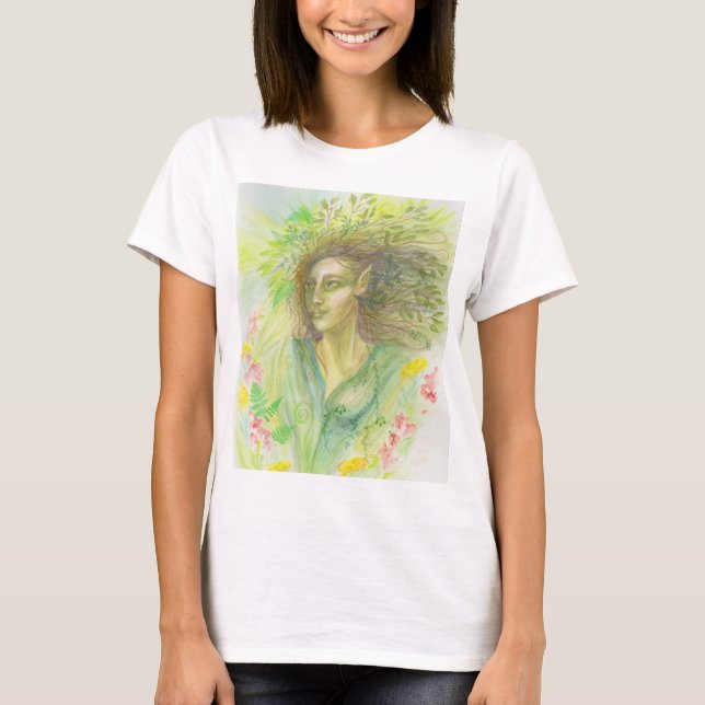 Vårgudinna T Shirt (Framsida)