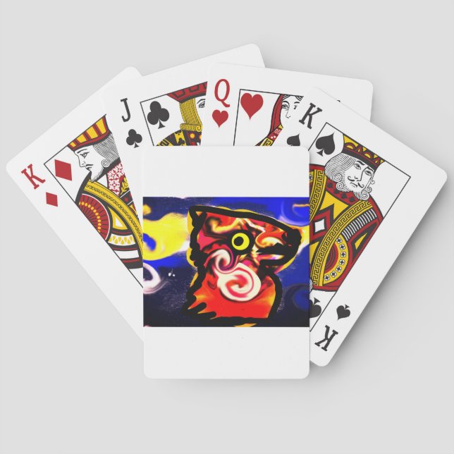 Vargvåg natt casinokort (Baksidan)