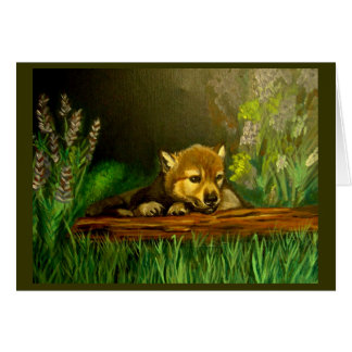 Vargvalp Hälsningskort