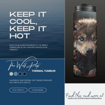 Vargvalp Termisk Tumbler