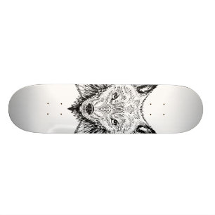 vargvingar old school skateboard bräda 21,6 cm