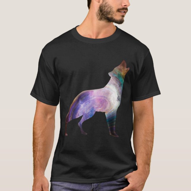 Vargylande galax universum t shirt (Framsida)