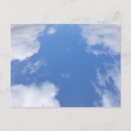 Vårhimmel på park vykort