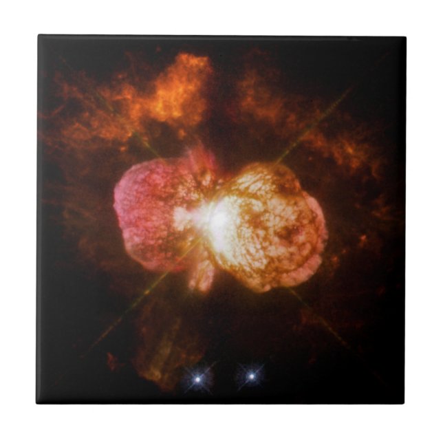 Variabel stjärna Eta Carinae NASA Hubble-bild Kakelplatta (Framsidan)
