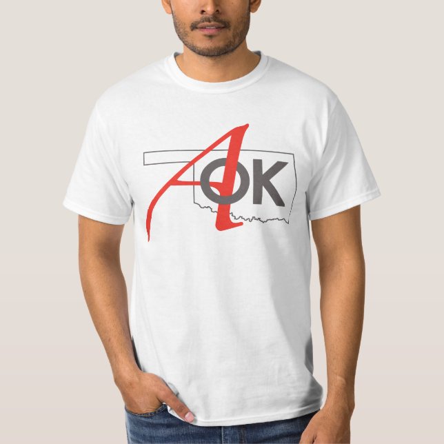Variabelfärg/logotyp för stil AOK T Shirt (Framsida)