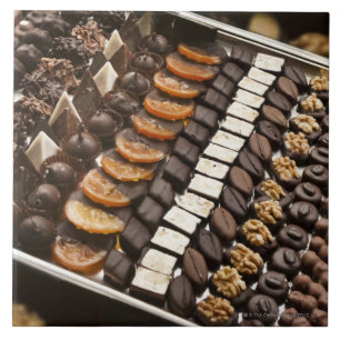 Variation av Artisanal chokladPralines Kakelplatta