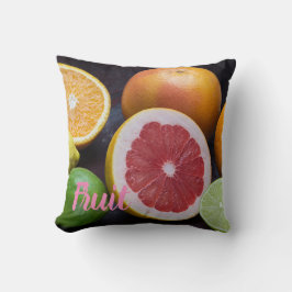 Variation av citrusfrukter, orange, kalk, mandarin kudde