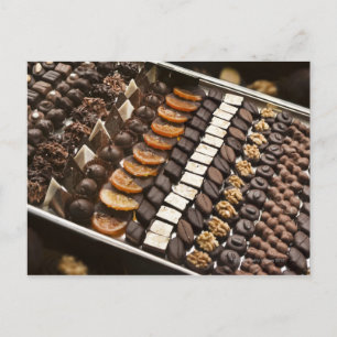 Variation i Artisanal Chocolate Pralines Vykort