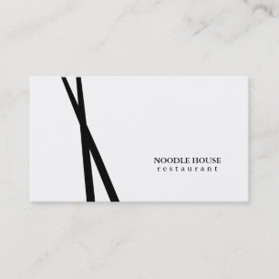 Variation i chopsticks visitkort