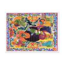 Variation på vykort för Madonna och barn