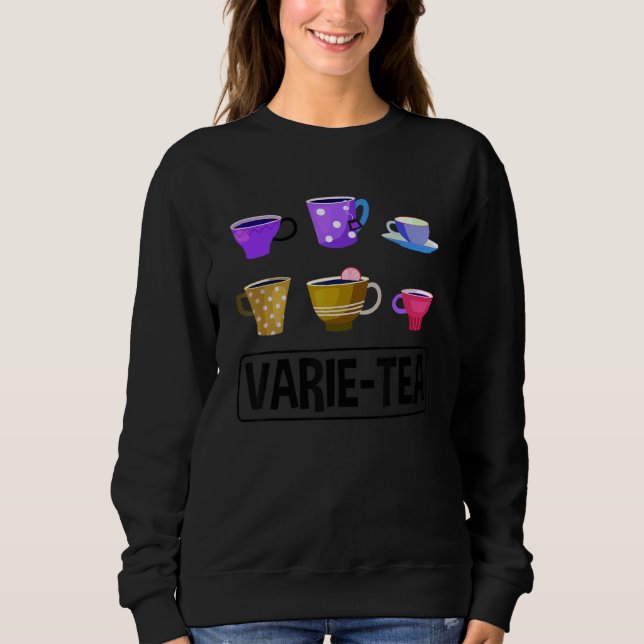 Varie Tea Grafisk Tekopp för Tekokning T Shirt (Framsida)