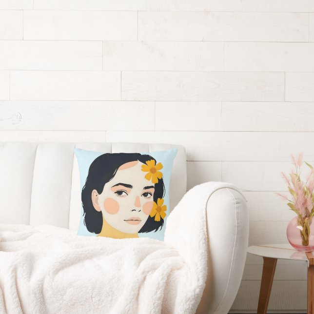 Variegerad människa kudde (Soffa)