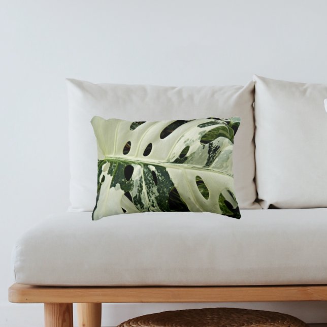 Variegerad monstera Plant Botanical Prydnadskudde (In Situ Sofa)