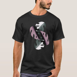 Variegerad Rosa i Monstera Houseplant Plant T Shirt