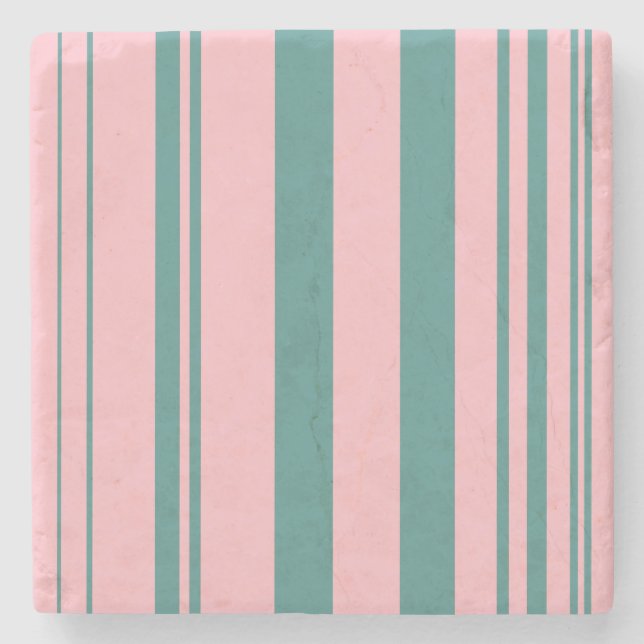 Varierat Rand/Rosa och skalning Stenunderlägg (Framsidan)