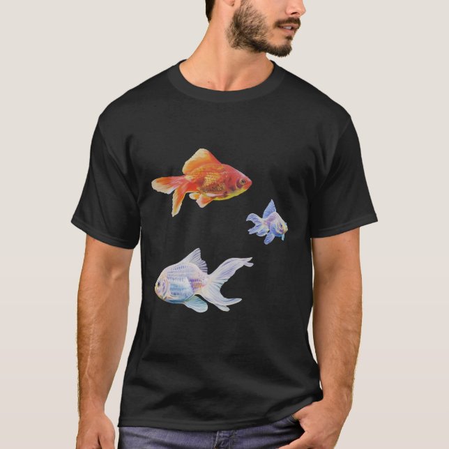 Variety Pack Painted Fish T Shirt (Framsida)