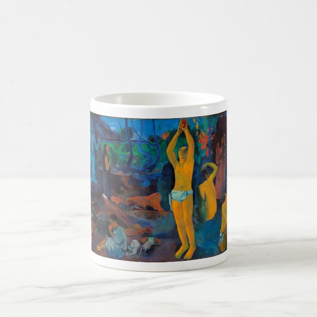 Varifrån kommer Komen, Gauguin? Kaffemugg (Center)