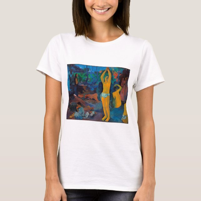 Varifrån kommer Komen, Gauguin? T Shirt (Framsida)