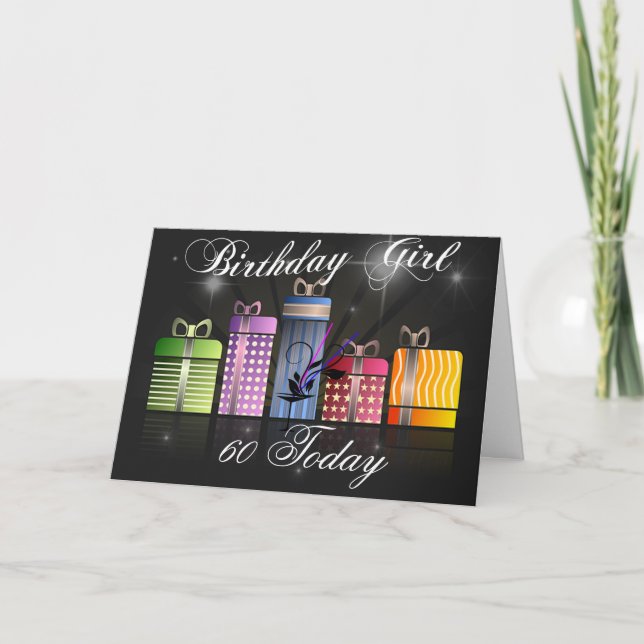 VARJE ÅLDERS BIRTHDAY-KORT KORT (Framsida)