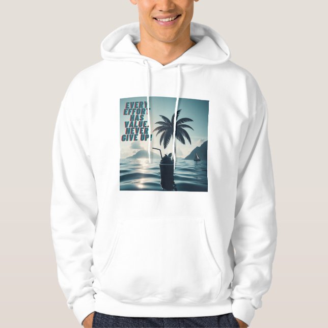 Varje ansträngning spelar ingen roll i Ge Hoodie (Framsida)