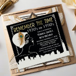 VARJE ÅR - inbjudan till Flapper Girl Birthday<br><div class="desc">Inbjudan till födelsedag på 20 dagar</div>