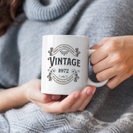 Varje år Vintage födelsedag Två-Tonad Mugg