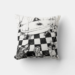 VARJE BAKGRUND FÄRG! Gömma från Vargen Pillow Kudde