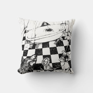 VARJE BAKGRUND FÄRG! Gömma från Vargen Pillow Kudde