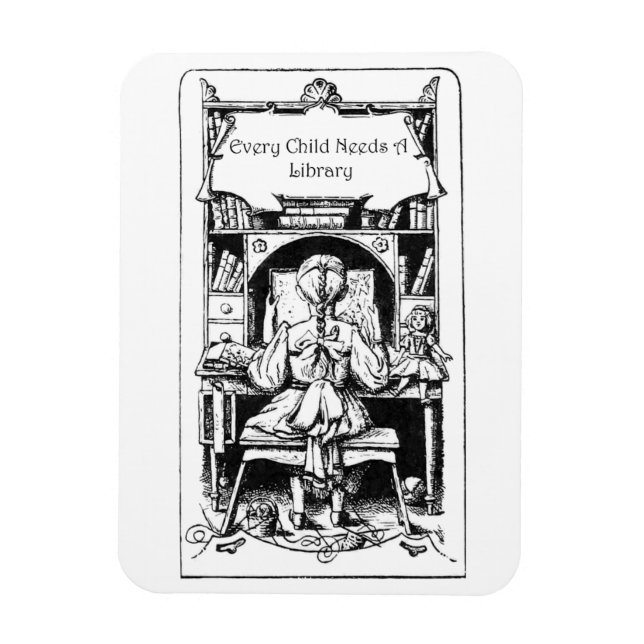 Varje barn behöver en magnet i Bibliotek (Vertikal)