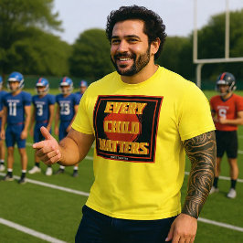 Varje barn har en röd cirkel t shirt