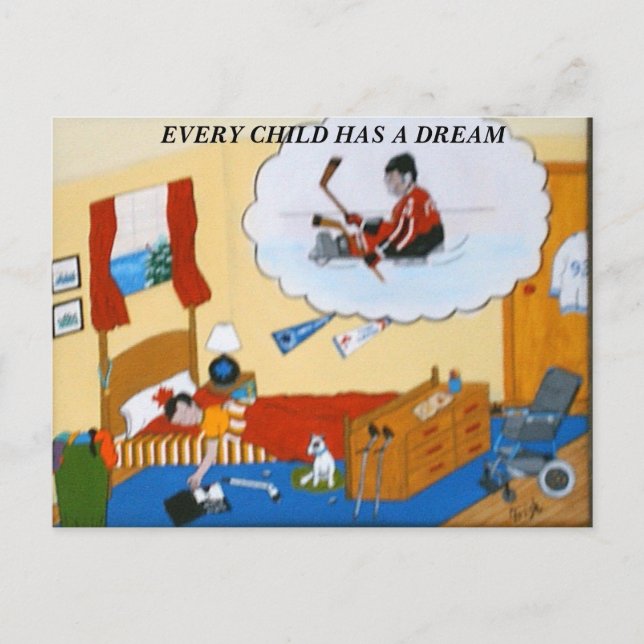 VARJE BARN HAR ETT DREAM-vykort Vykort (Framsida)