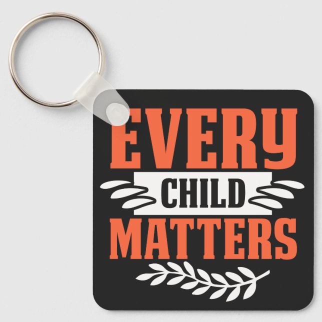 Varje barn har inhemska särdrag nyckelring (Framsida)
