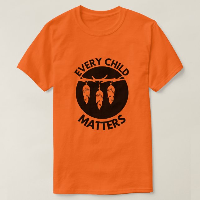 varje barn har orange skjorta dag t shirt (Design framsida)