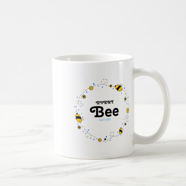 Varje Bee S-fästare Kaffemugg (Höger)