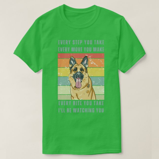 Varje Bita du tar German shepard T Shirt (Design framsida)