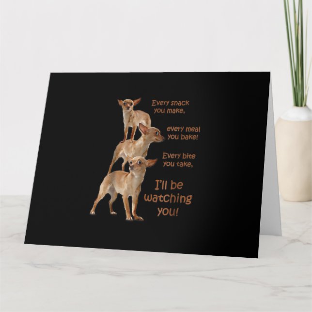 Varje Bita du tar, Hungrig Hund, Chihuahua Kort (Framsida)