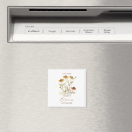 Varje blomma blommar i sin egen tid - Höst Magnet