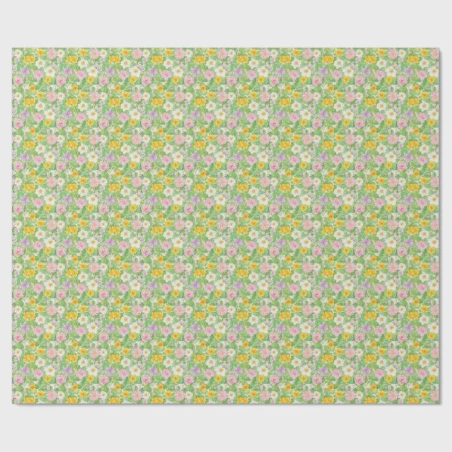 Varje blomma i sin egen tid presentpapper (Platt)